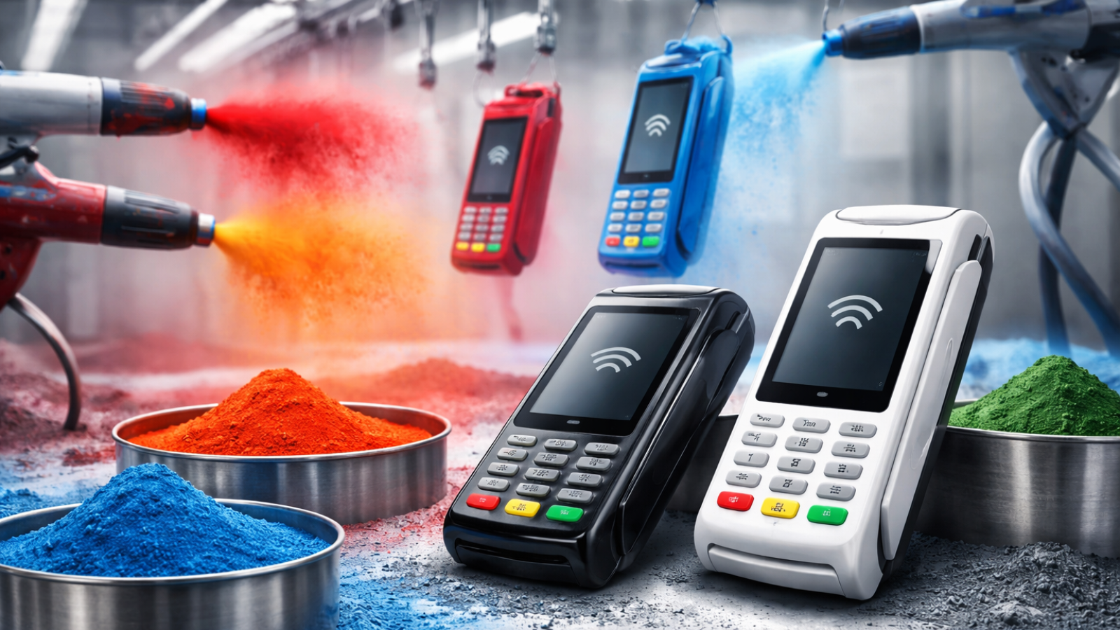 Farba proszkowa do Terminali Płatniczych